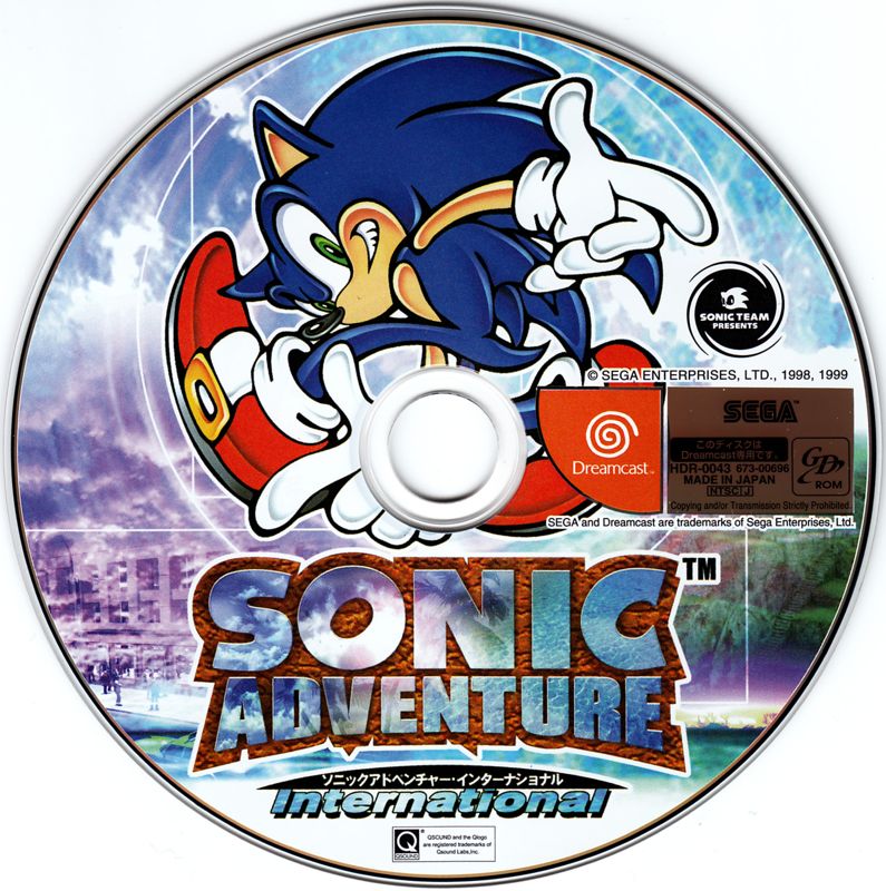 Media for Sonic Adventure (Dreamcast) (Updated "International" Version)