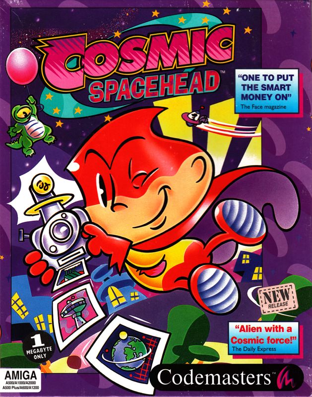 Front Cover for Cosmic Spacehead (Amiga)