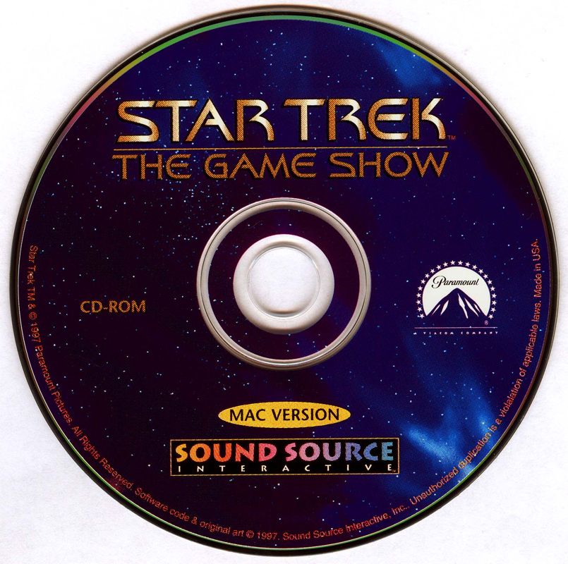 Media for Star Trek: The Game Show (Macintosh)
