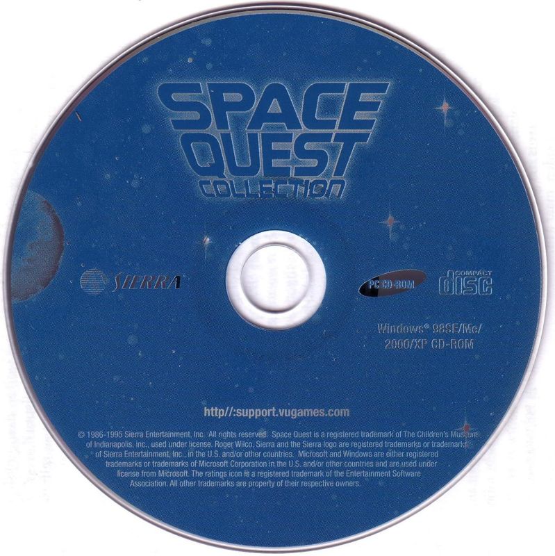 Media for Space Quest Collection (Windows)