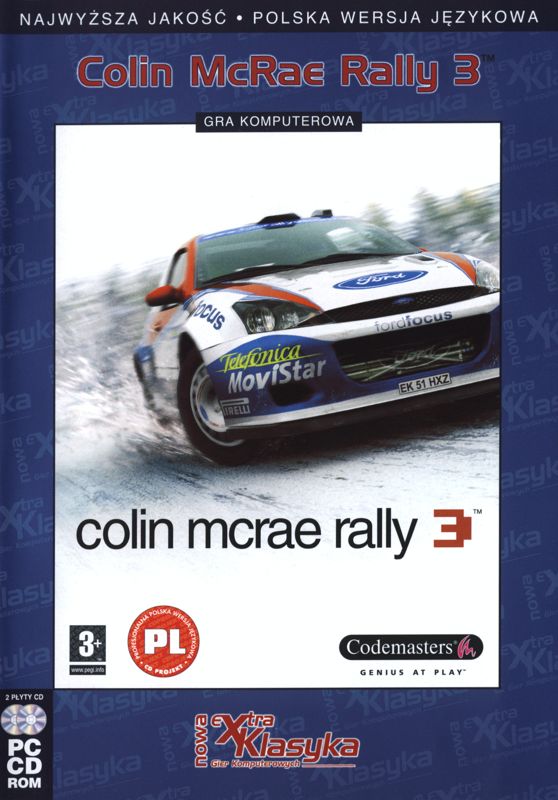 Front Cover for Colin McRae Rally 3 (Windows) (nowa eXtra Klasyka release)