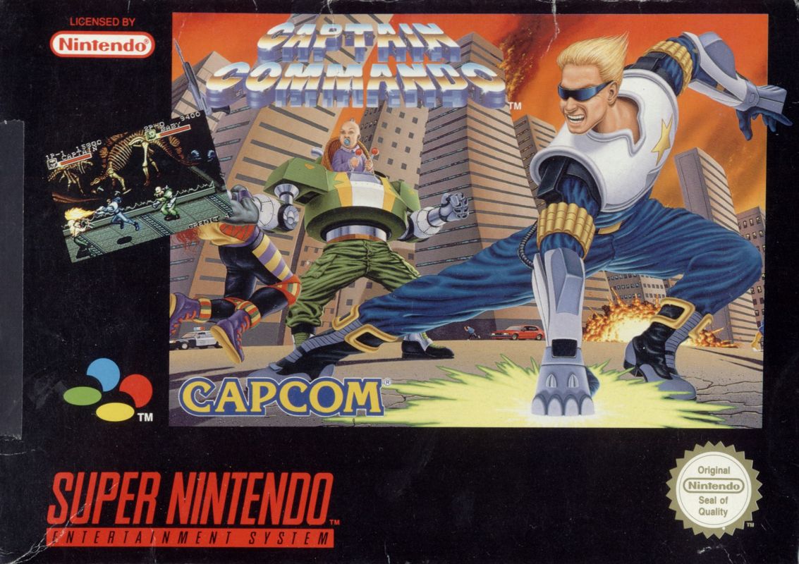 Front Cover for Captain Commando (SNES)