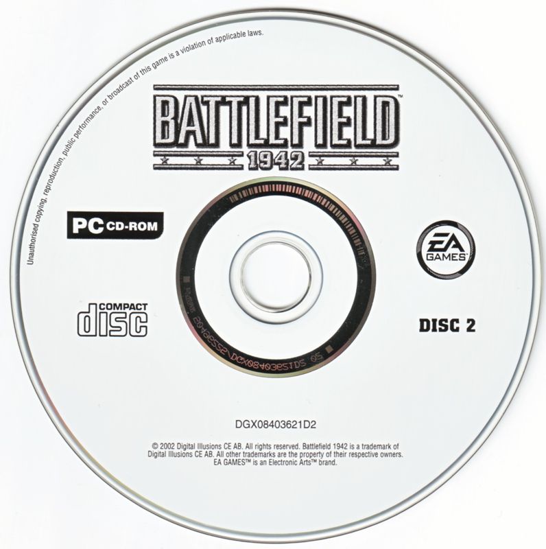 Media for Battlefield 1942 (Windows): Disc 2