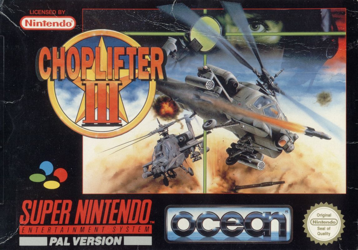 Front Cover for Choplifter III: Rescue Survive (SNES)