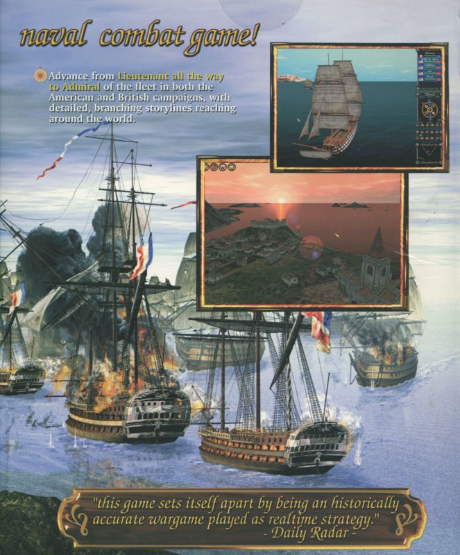 Inside Cover for Age of Sail II (Windows): Right Flap