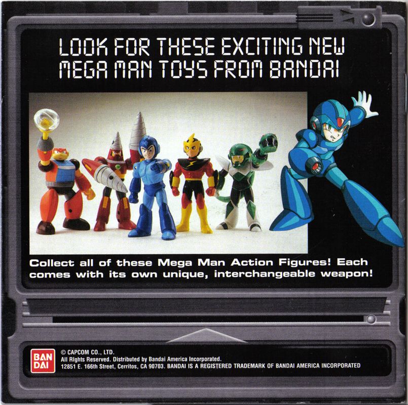Other for Mega Man X (DOS): Jewel Case - Inlay (Backside)