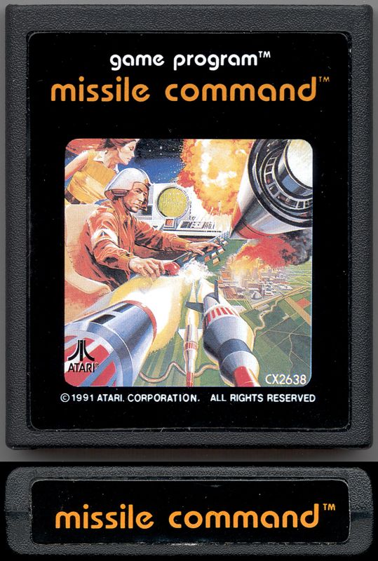 Media for Missile Command (Atari 2600) (1991 release)