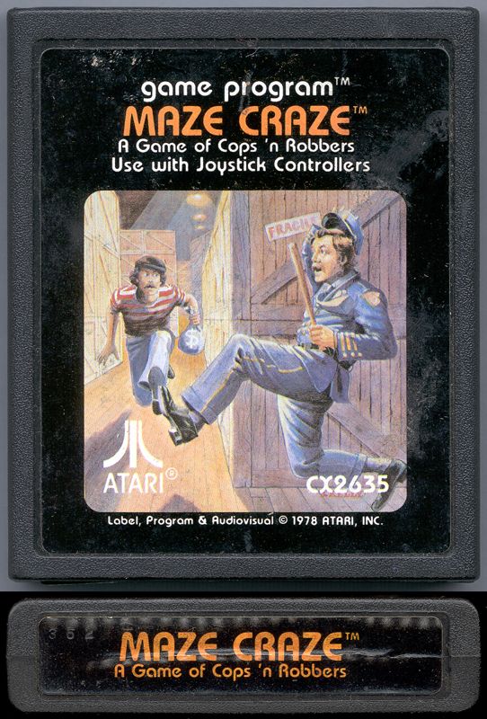 Media for Maze Craze: A Game of Cops 'n Robbers (Atari 2600)