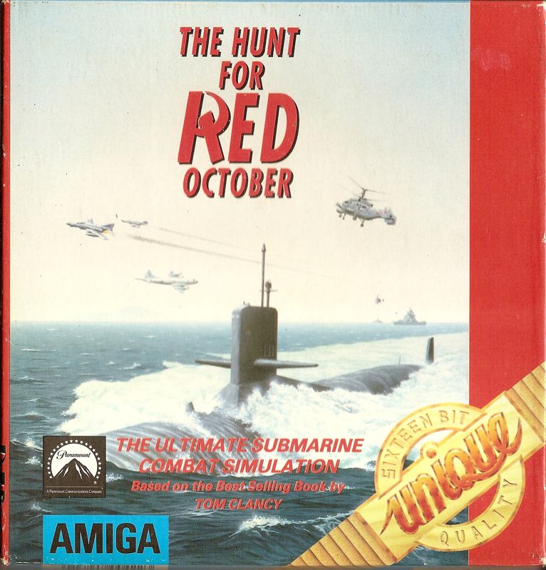 The Hunt for Red October cover or packaging material MobyGames