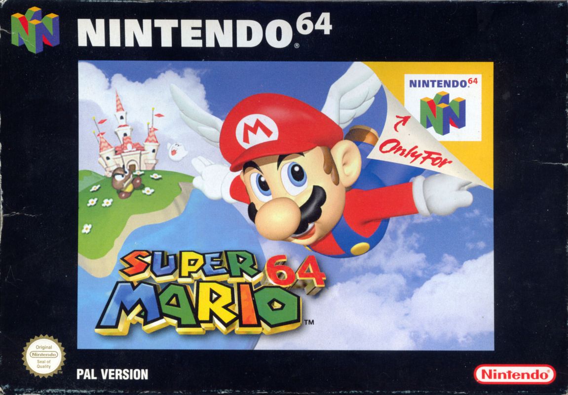 Front Cover for Super Mario 64 (Nintendo 64)