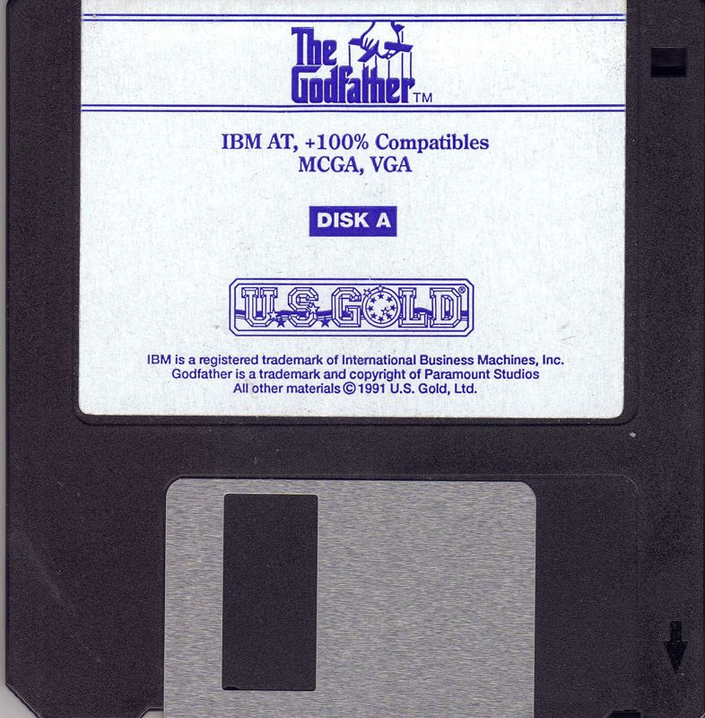 Media for The Godfather (DOS) (3.5-inch release): Disk 1/3