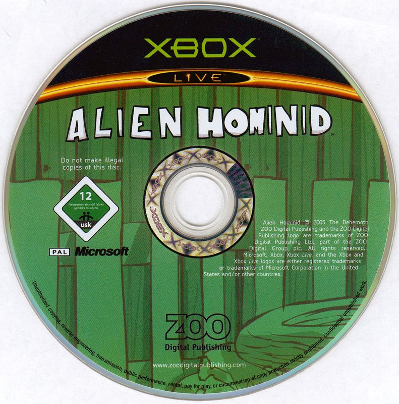 Media for Alien Hominid (Xbox)