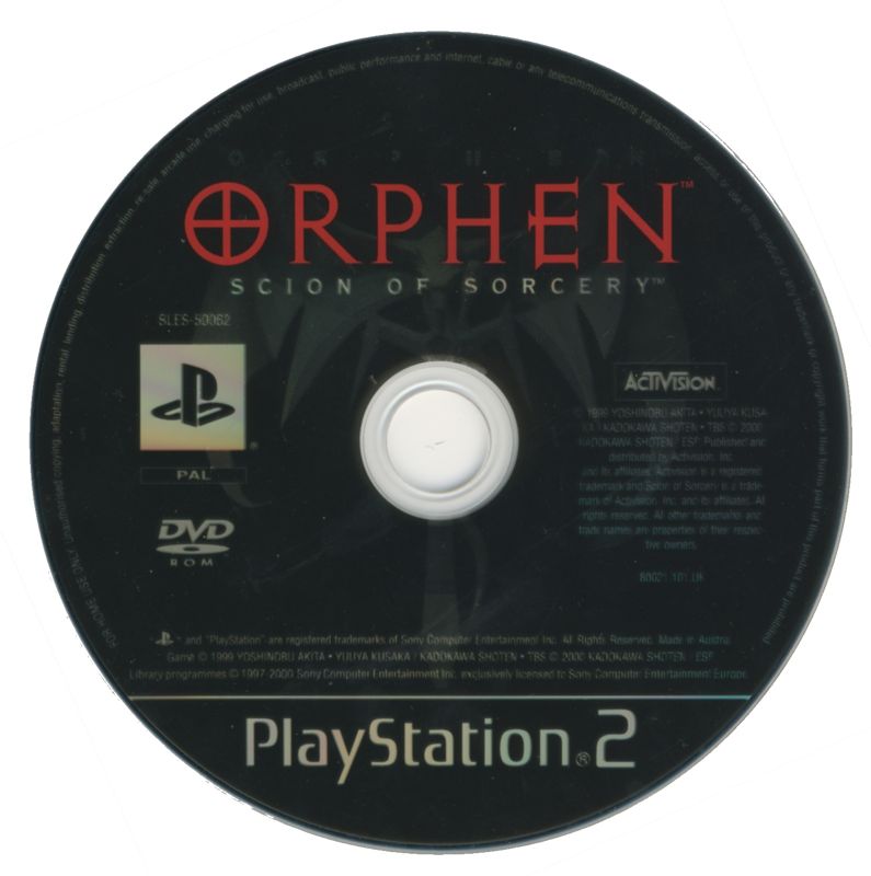 Media for Orphen: Scion of Sorcery (PlayStation 2)