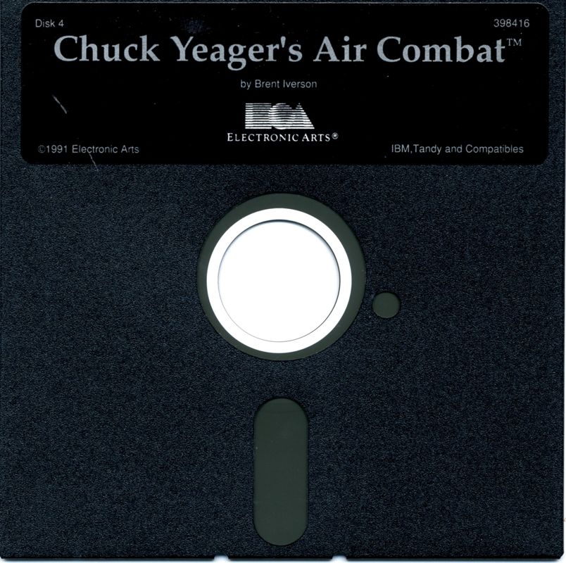 Media for Chuck Yeager's Air Combat (DOS): Disk 4