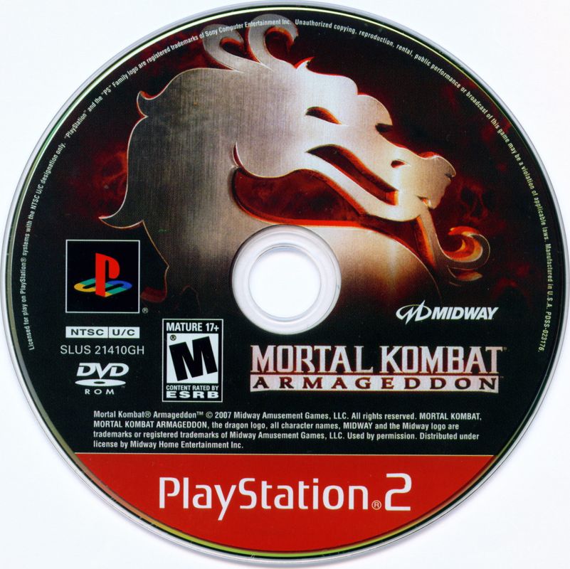 Mortal Kombat Armageddon Original Xbox Disc Only