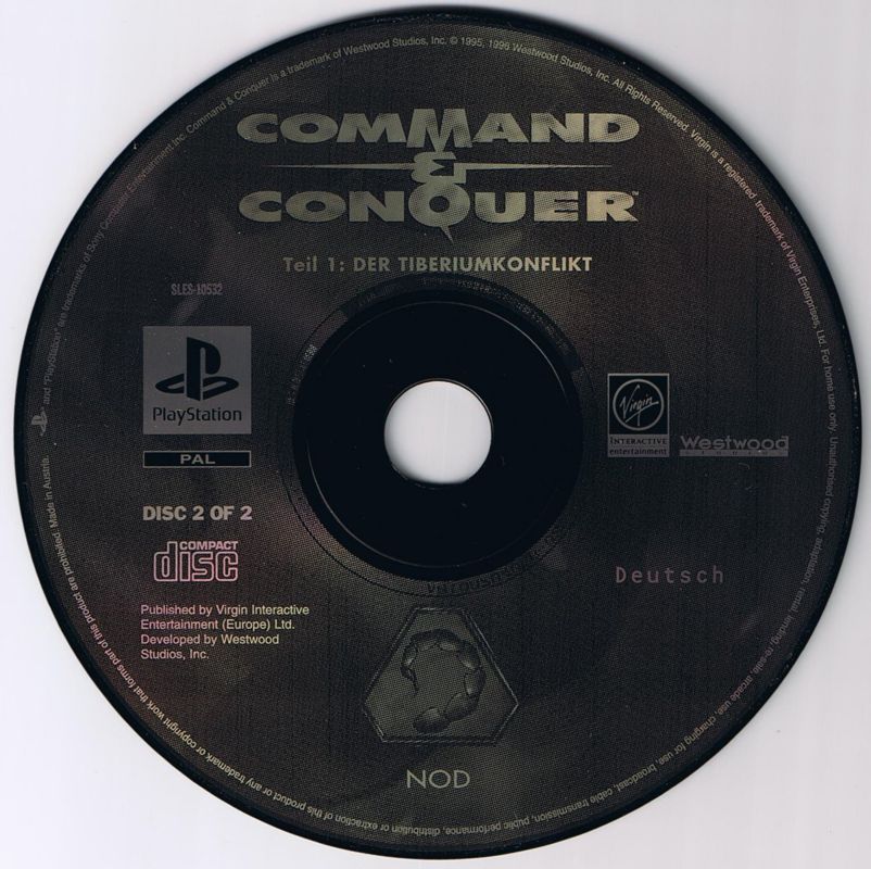 Media for Command & Conquer (PlayStation): Disc 2 - Nod