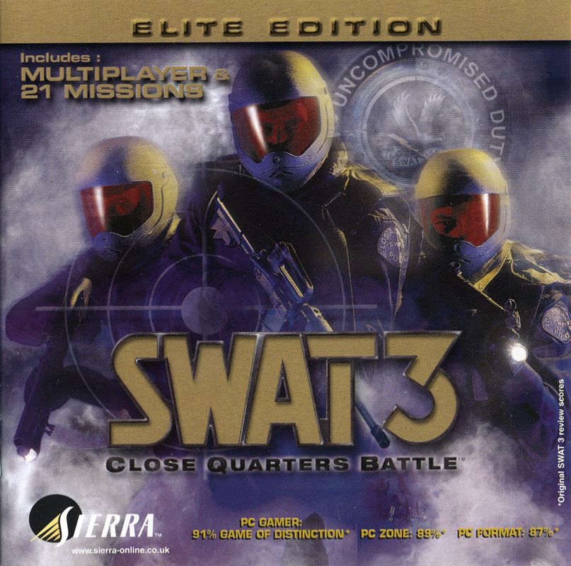 Other for SWAT 3: Close Quarters Battle - Elite Edition (Windows): Jewel Case 1/2 - Front