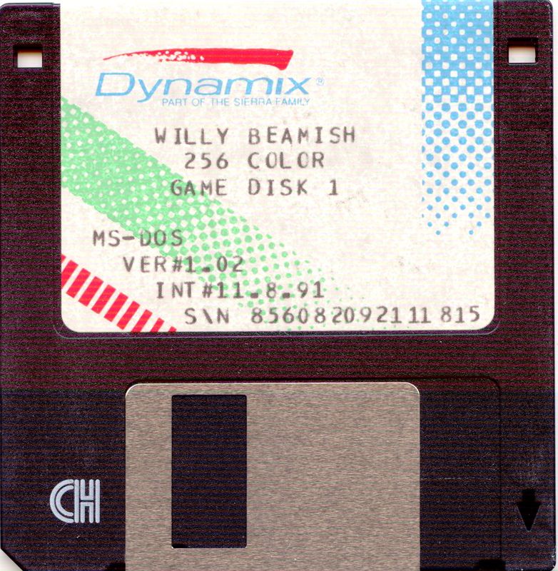 Media for The Adventures of Willy Beamish (DOS) (3.5" HD VGA release): Disk 1