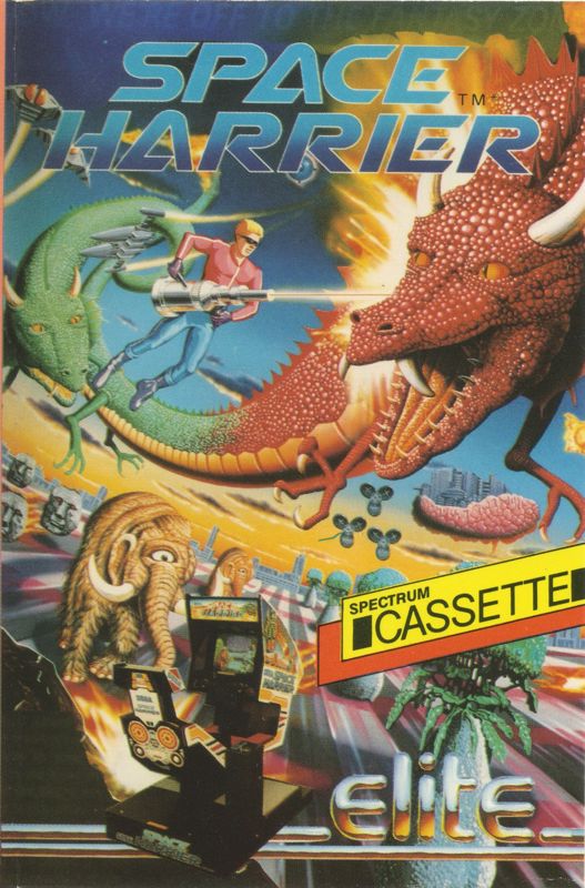 Front Cover for Space Harrier (ZX Spectrum) (Budget re-release)