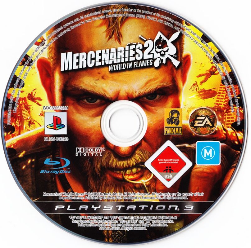 Media for Mercenaries 2: World in Flames (PlayStation 3)
