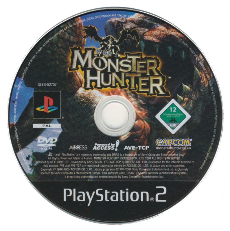 Media for Monster Hunter (PlayStation 2)