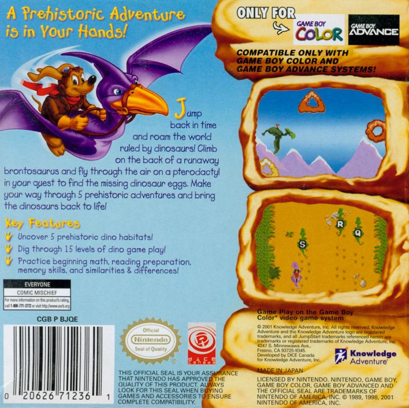 JumpStart Dino Adventure Field Trip cover or packaging material