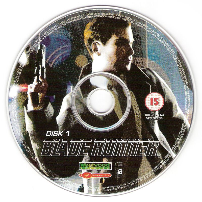 Media for Blade Runner (Windows): Disc 1