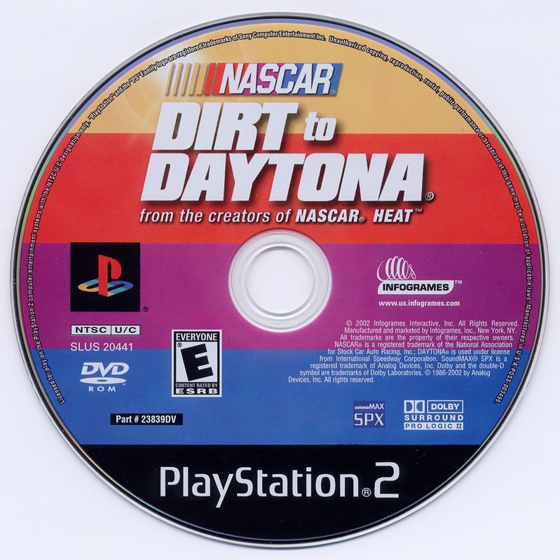 Media for NASCAR: Dirt to Daytona (PlayStation 2)