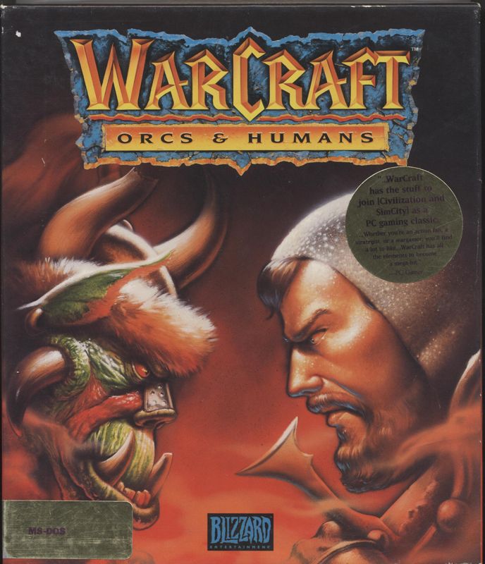 Front Cover for WarCraft: Orcs & Humans (DOS) (Floppy Disk version)