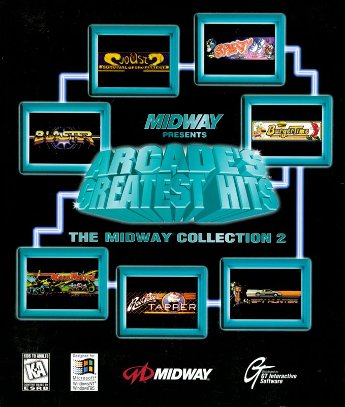 Front Cover for Arcade's Greatest Hits: The Midway Collection 2 (Windows)