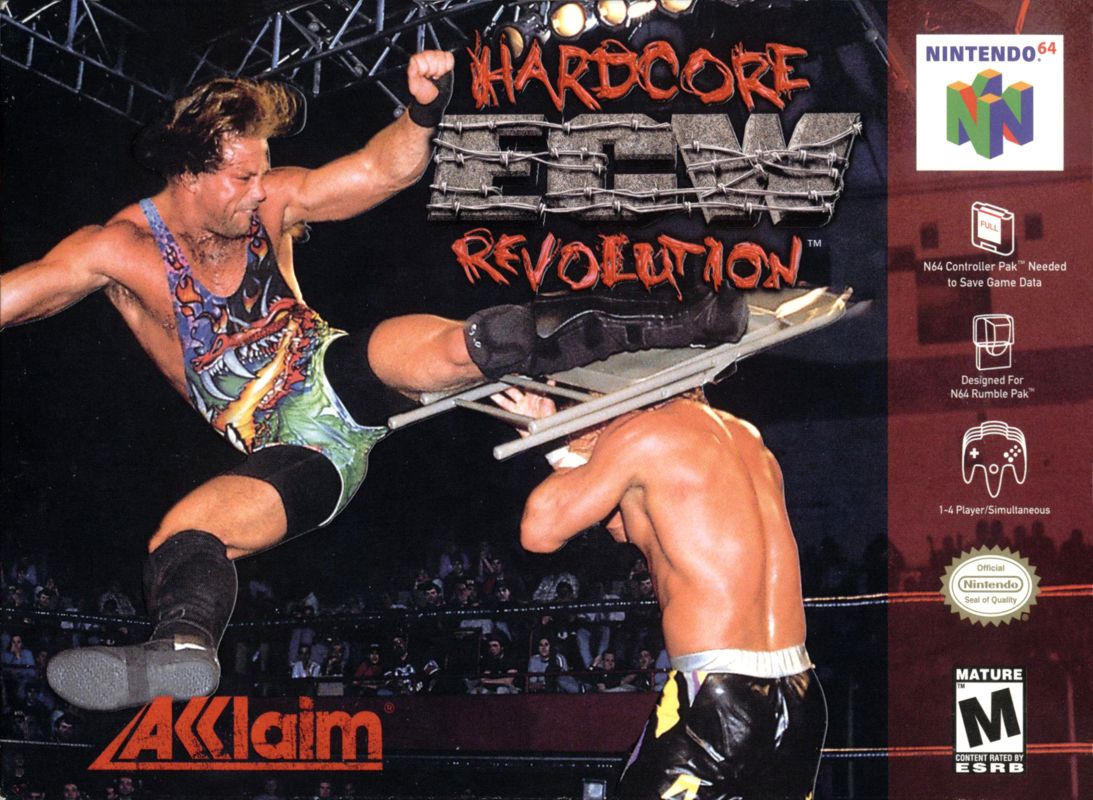 Front Cover for ECW Hardcore Revolution (Nintendo 64)