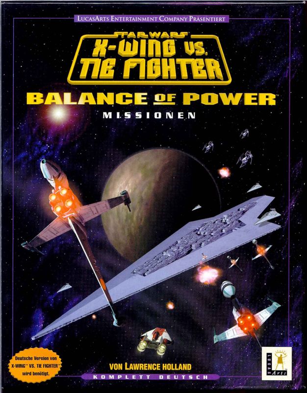 Front Cover for Star Wars: X-Wing Vs. TIE Fighter - Balance of Power Campaigns (Windows)