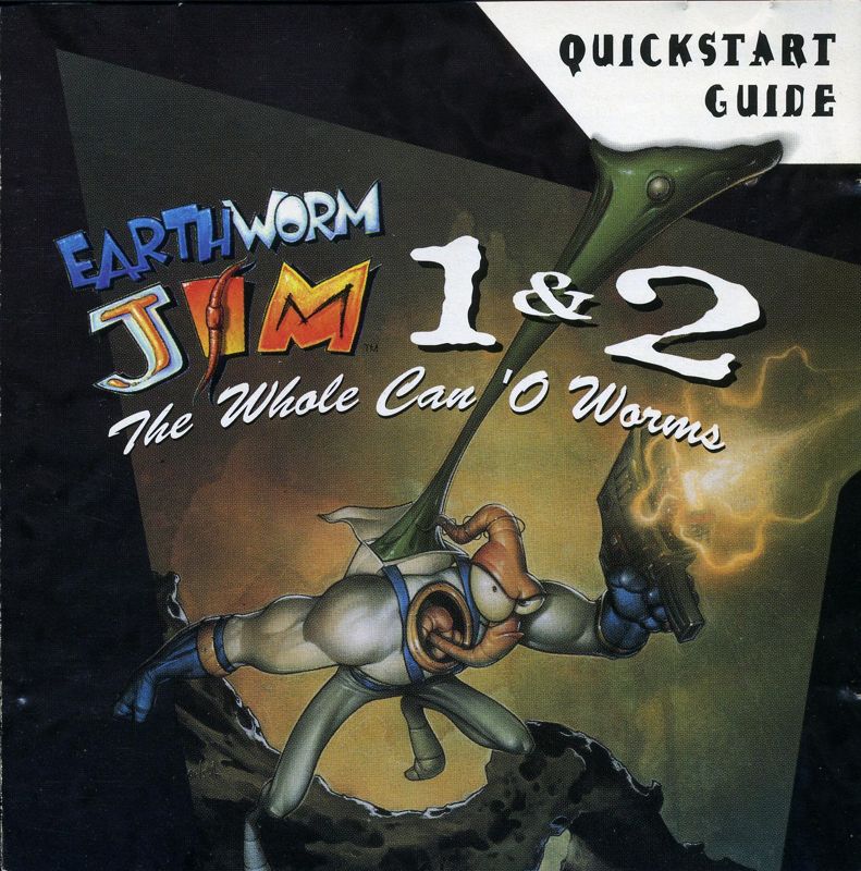 Other for Earthworm Jim 1 & 2: The Whole Can 'O Worms (DOS): Jewel Case - Front