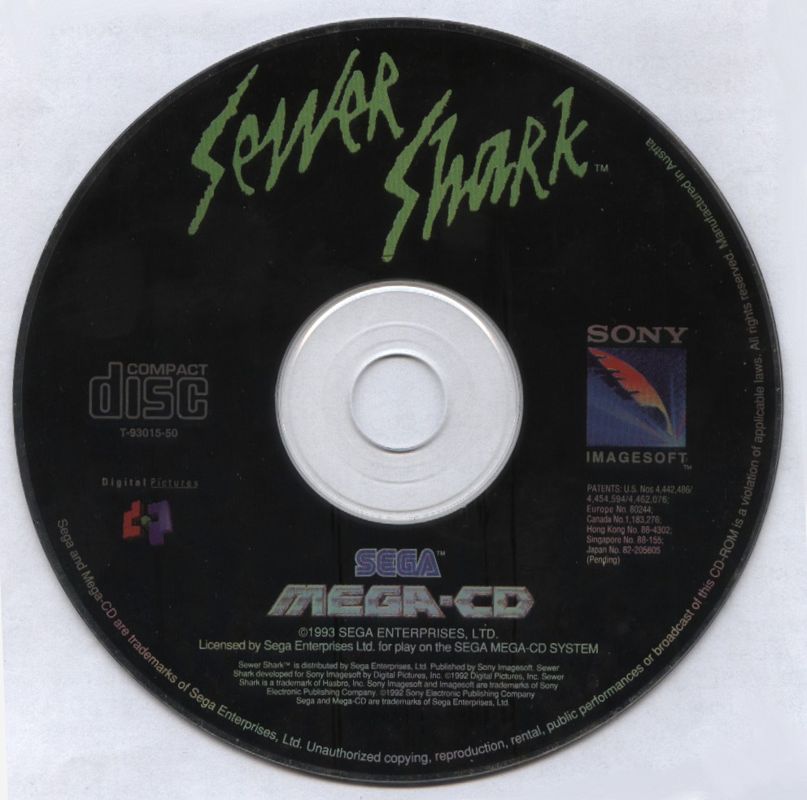 Media for Sewer Shark (SEGA CD)