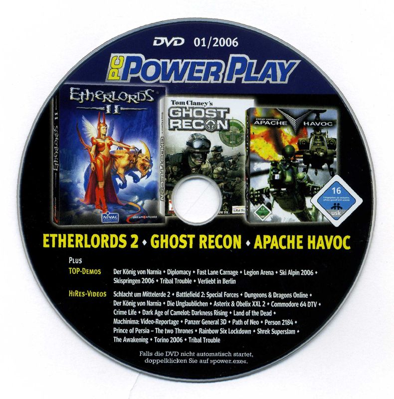 Media for Enemy Engaged: Apache/Havoc (Windows) (PC PowerPlay 01/2006 covermount)