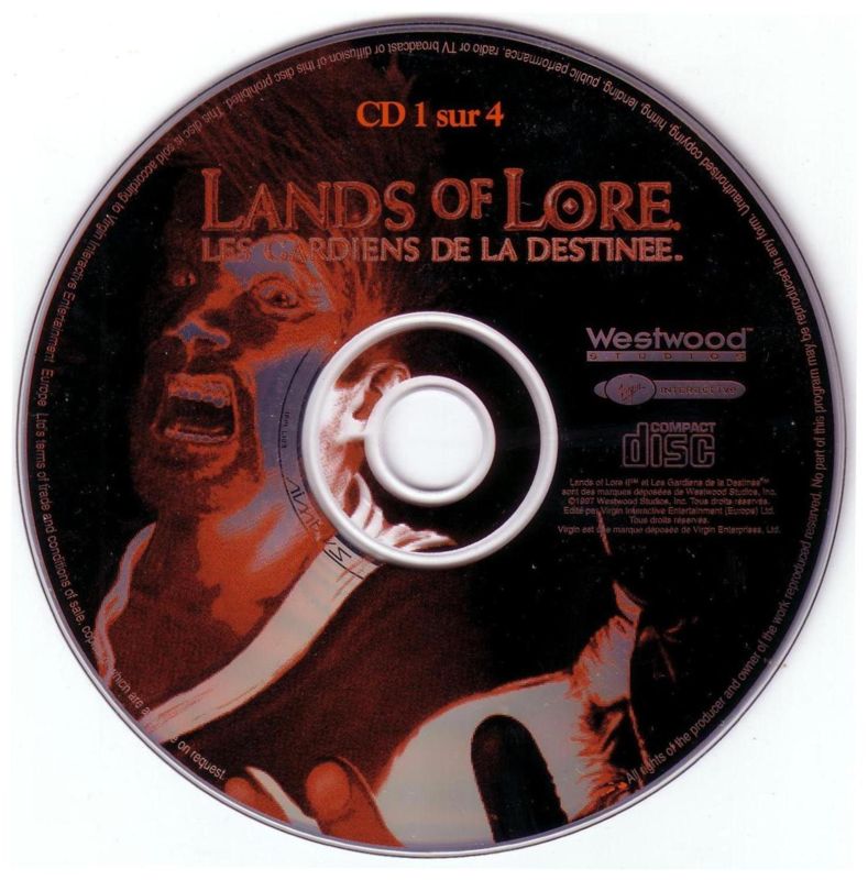 Media for Lands of Lore: Guardians of Destiny (DOS and Windows): Disc 1