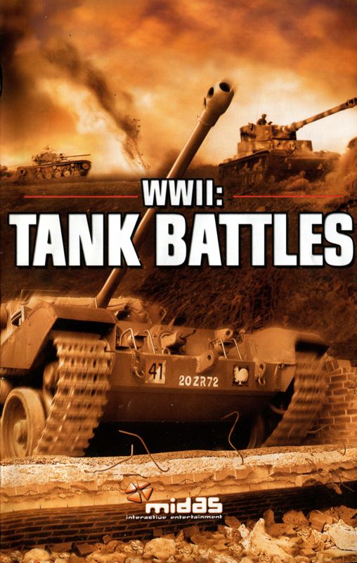 Manual for WWII: Tank Battles (PlayStation 2): Front