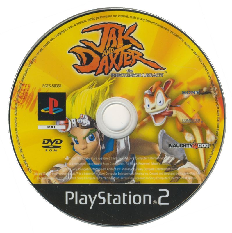 Media for Jak and Daxter: The Precursor Legacy (PlayStation 2)