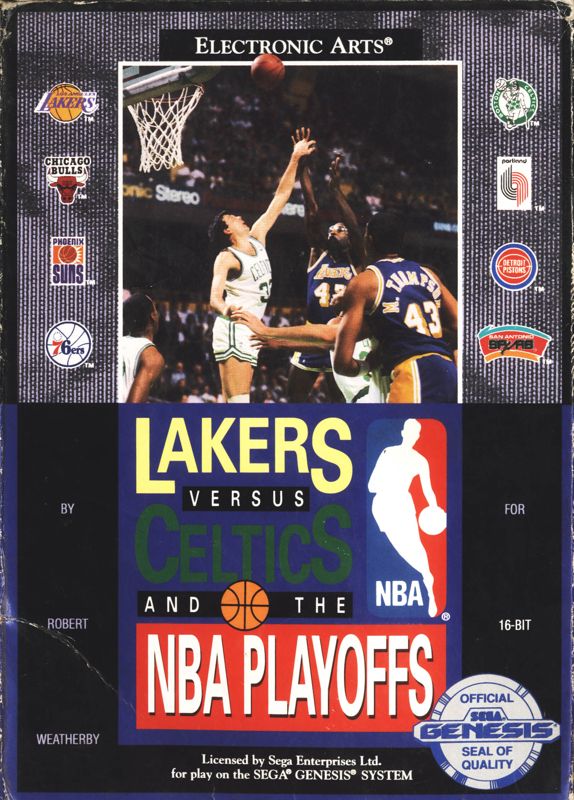 Front Cover for Lakers versus Celtics and the NBA Playoffs (Genesis)