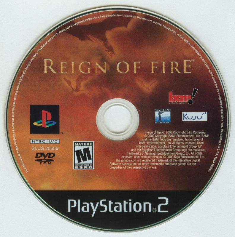 Media for Reign of Fire (PlayStation 2)
