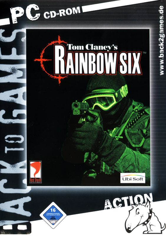Front Cover for Tom Clancy's Rainbow Six (Windows) (Back to Games release)