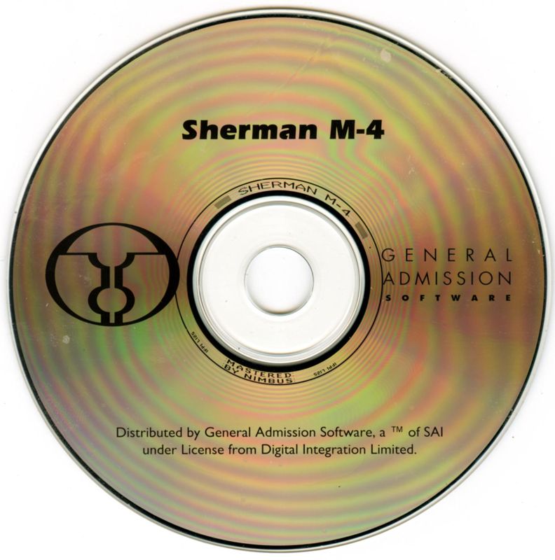 Media for Sherman M4 (DOS) (General Admission Software CD-ROM Package)