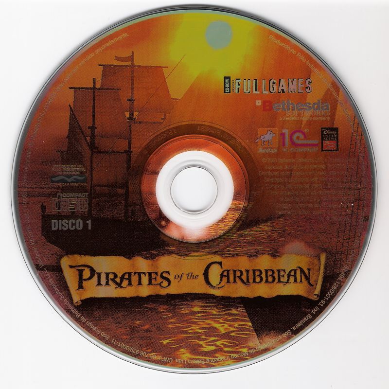 Media for Pirates of the Caribbean (Windows) ( Fullgames #58 covermount): Disc 1