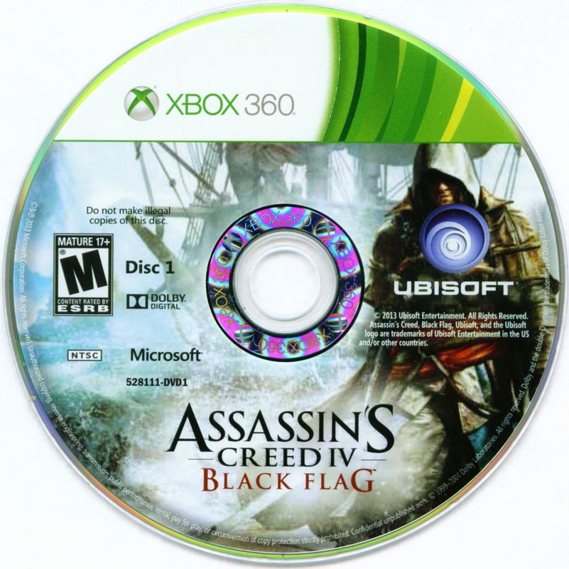 Media for Assassin's Creed IV: Black Flag (Special Edition) (Xbox 360): Disc 1
