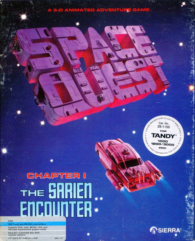 Front Cover for Space Quest: Chapter I - The Sarien Encounter (DOS)