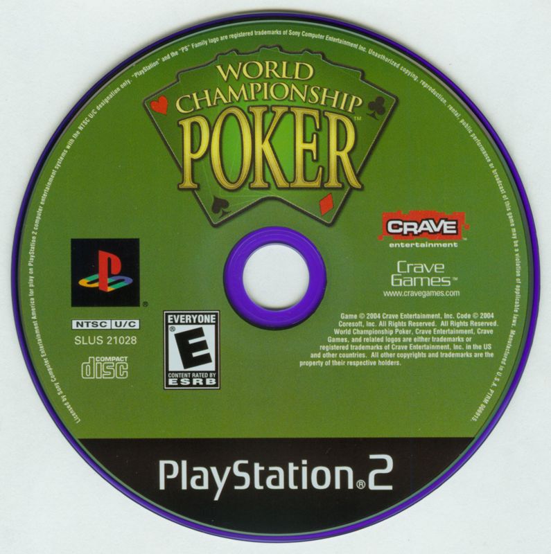 Media for World Championship Poker (PlayStation 2)