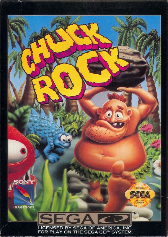 Front Cover for Chuck Rock (SEGA CD)