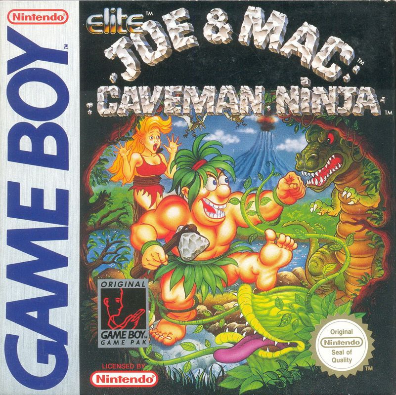 Front Cover for Joe & Mac: Caveman Ninja (Game Boy)