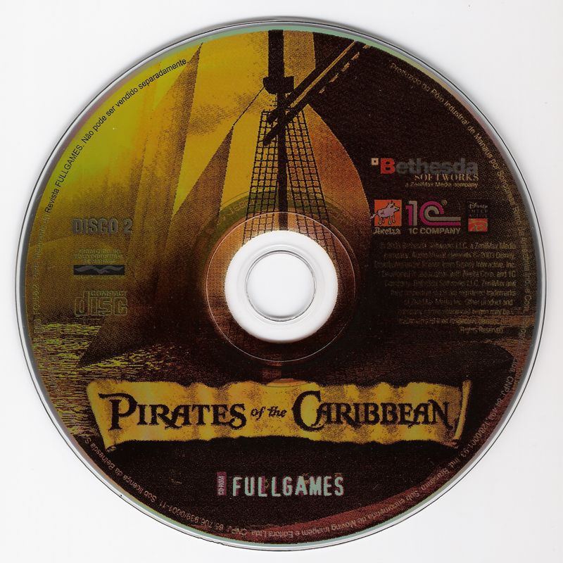 Media for Pirates of the Caribbean (Windows) (Fullgames #58 covermount): Disc 2
