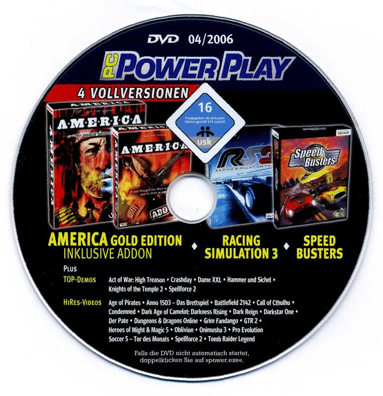 Media for RS3: Racing Simulation Three (Windows) (PC PowerPlay 04/2006 covermount)